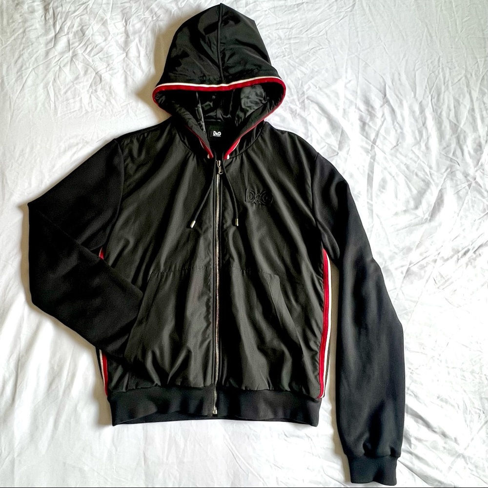 Dolce & Gabbana D&G Men’s Zip-up Hooded Jacket
